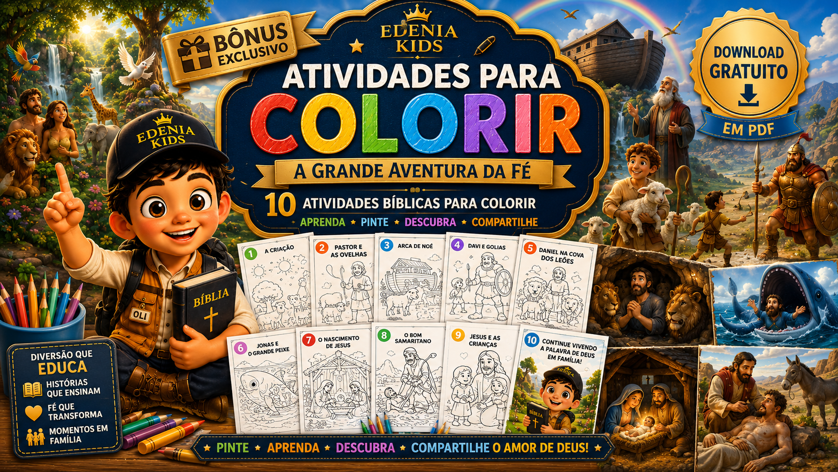 Atividades para Colorir Edenia Kids
